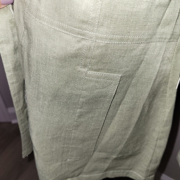 Luii Anthropologie Linen Blend Jacket Small New - Picture 12 of 13